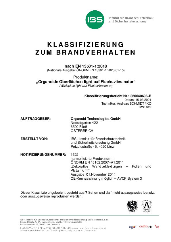 210315_organoid_oberflaechen_light_auf_flachsvlies_bs-1_d0_brandverhalten_klassifizierungsbericht.pdf