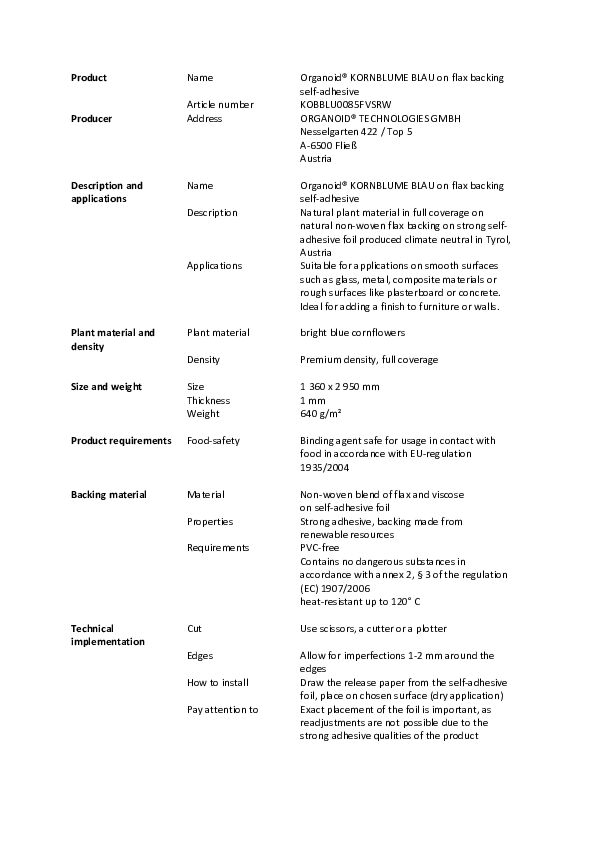 KOBBLU0085FVSST_Organoid®-KORNBLUME-BLAU-on-flax-backing-self-adhesive_tender-specifications-1.pdf