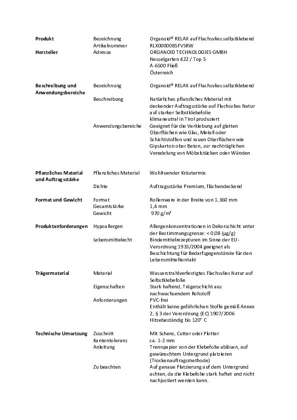 RLX0000085FVSRW_Organoid®-RELAX-auf-Flachsvlies-selbstklebend_Ausschreibungstexte.pdf