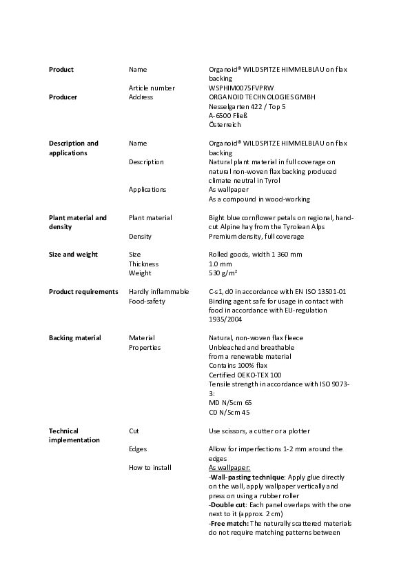 WSPHIM0075FVPRW_Organoid®-WILDSPITZE-HIMMELBLAU-on-flax-backing_tender-specifications.pdf