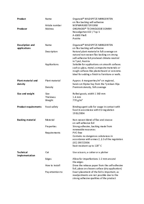 WSPMAR0075FVSRW_Organoid®-WILDSPITZE-MARGERITEN-on-flax-backing-self-adhesive_tender-specifications-1.pdf